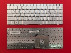 Клавиатура для ноутбука Asus F6, F9, U3 серебристая