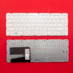 Клавиатура для ноутбука HP SleekBook 14-e, 14-n белая без рамки (Тип 2)