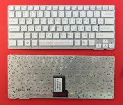 Клавиатура для ноутбука Sony VPC-CA, VPC-SA белая без рамки