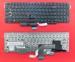 Клавиатура для ноутбука Lenovo Edge E530, E535 черная с рамкой, со стиком