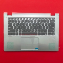 Клавиатура для ноутбука Lenovo Y530-14IKB серая c серебристым топкейсом
