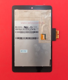 Дисплей в сборе с тачскрином для Google Nexus 7 черный