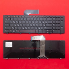 Клавиатура для ноутбука Dell N7110, 3350, L702x черная с рамкой