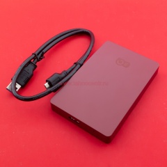 Внешний Box 2.5" 3Q (3QHDD-T292M-RR) USB 3.0 бордовый фото 2