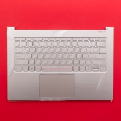 Клавиатура для ноутбука Lenovo Yoga C930-13IKB серебристая с серебристым топкейсом