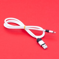 Кабель USB A - Lightning 8-pin 2A (F180) белый фото 2