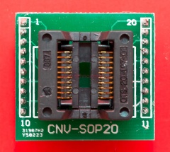 Адаптер CNV-SOP-DIP20 SOIC20/SOP20 фото 1