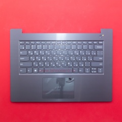 Клавиатура для ноутбука Lenovo V330-14ARR серая c серым топкейсом