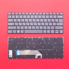 Клавиатура для ноутбука Lenovo Ideapad 530S-14ARR серая без рамки