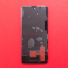 Дисплей в сборе с тачскрином для Samsung Galaxy A51 (SM-A515F) черный, с рамкой - оригинал