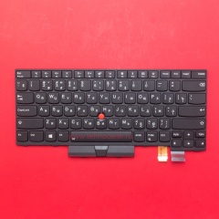 Клавиатура для ноутбука Lenovo T470, A475 черная со стиком, с подсветкой