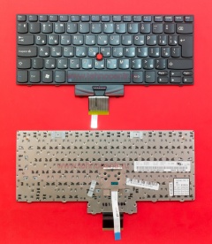 Клавиатура для ноутбука Lenovo ThinkPad X100E, X120E черная с рамкой, со стиком