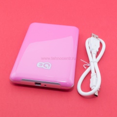 Внешний Box 2.5" 3Q (3QHDD-U275-PS) USB 2.0 розовый с серебром фото 2