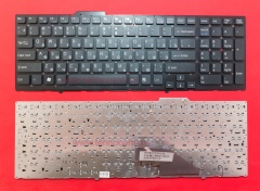 Клавиатура для ноутбука Sony VPC-F11, VPC-F12, VPC-F13 черная без рамки