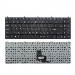 Клавиатура для ноутбука DNS C5500 черная с рамкой