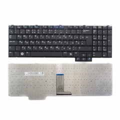 Клавиатура для ноутбука Samsung R610 черная, длинный шлейф