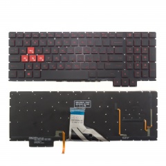 Клавиатура для ноутбука HP Omen 15-CE черная с подсветкой