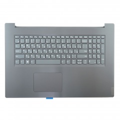Клавиатура для ноутбука Lenovo V340-17IWL серая с серым топкейсом