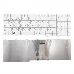 Клавиатура для ноутбука Toshiba C650, C660, L650 белая