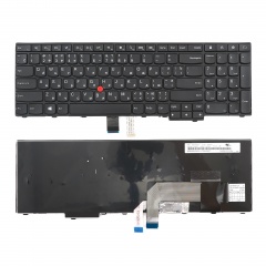 Клавиатура для ноутбука Lenovo Edge E531, E540 черная с рамкой, со стиком