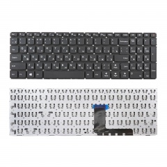 Клавиатура для ноутбука Lenovo IdeaPad 110-15IBR черная без рамки