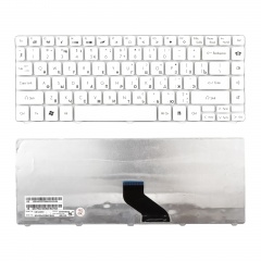 Клавиатура для ноутбука Packard Bell NM85, NM86, NM87 белая