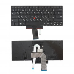 Клавиатура для ноутбука Lenovo E320, E325, E420 черная со стиком
