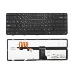 Клавиатура для ноутбука HP dm4-1000, dv5-2000 черная с подсветкой