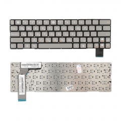 Клавиатура для ноутбука Asus Eee Pad SL101 серая без рамки