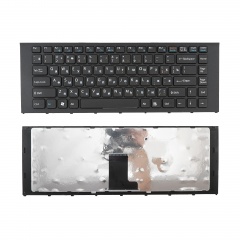 Клавиатура для ноутбука Sony VPC-EA черная с рамкой