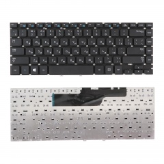 Клавиатура для ноутбука Samsung NP355V4C черная без рамки
