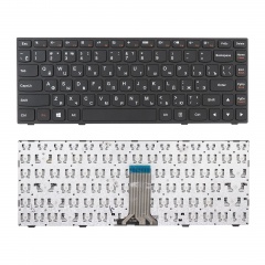 Клавиатура для ноутбука Lenovo IdeaPad G40-70 черная с рамкой