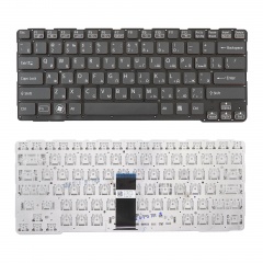 Клавиатура для ноутбука Sony SVE14A черная без рамки
