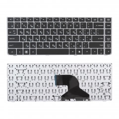 Клавиатура для ноутбука HP ProBook 4330s, 4331s черная с серой рамкой