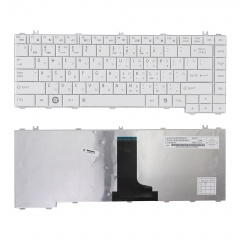 Клавиатура для ноутбука Toshiba C600, C640, L600 белая