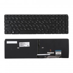 Клавиатура для ноутбука HP Envy M6-K, M6-K100 черная с подсветкой