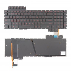 Клавиатура для ноутбука Asus G752, G752VM, G752VS черная с подсветкой