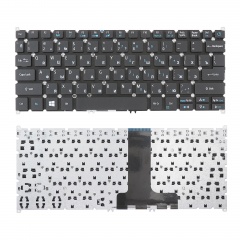 Клавиатура для ноутбука Acer Aspire ES1-132 черная без рамки