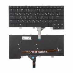 Клавиатура для ноутбука Dell Alienware 13 R3, 15 R3 черная с подсветкой