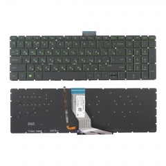 Клавиатура для ноутбука HP Pavilion Power 15-cb000, 15-cb001np черная без рамки, с подсветкой