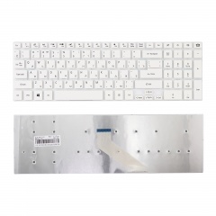 Клавиатура для ноутбука Packard Bell TS11 белая без подсветки