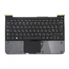 Клавиатура для ноутбука Samsung NP900X1A, NP900X1B черная с топкейсом