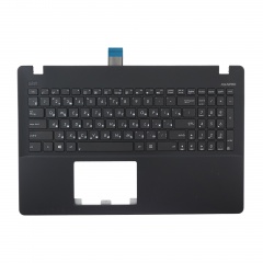 Клавиатура для ноутбука Asus X550 черная с топкейсом