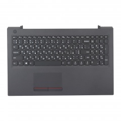 Клавиатура для ноутбука Lenovo V110-15AST черная c черным топкейсом