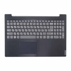 Клавиатура для ноутбука Lenovo L340-15IWL серая с темно-синим топкейсом