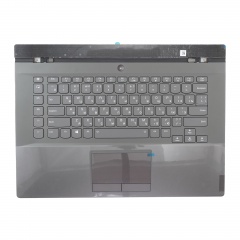 Клавиатура для ноутбука Lenovo Y740-15ICHg серая с серым топкейсом