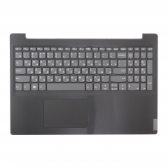 Клавиатура для ноутбука Lenovo S145-15IKB серая с черным топкейсом