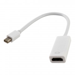  Переходник Mini DisplayPort - HDMI белый (кабель)