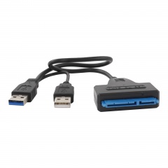 Переходник USB 3.0 - SATA 7+15 pin для SSD/HDD фото 2