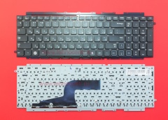 Клавиатура для ноутбука Samsung RC710, RC711, RC720 черная с железной подложкой